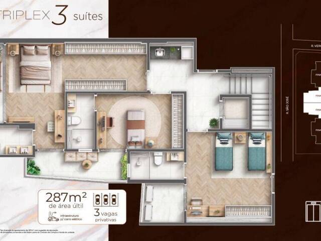 Triplex para Venda em Santos - 2