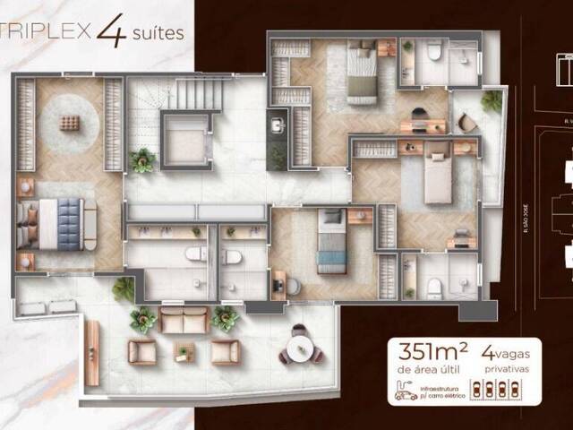 Triplex para Venda em Santos - 2