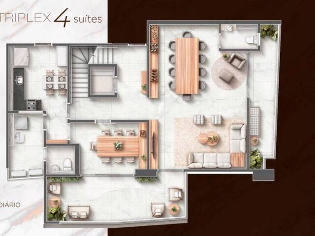 Triplex para Venda em Santos - 3