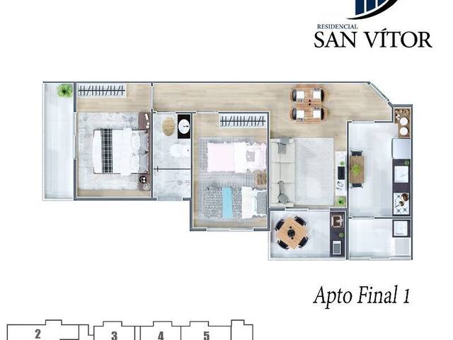 Apartamento para Venda em São Vicente - 4