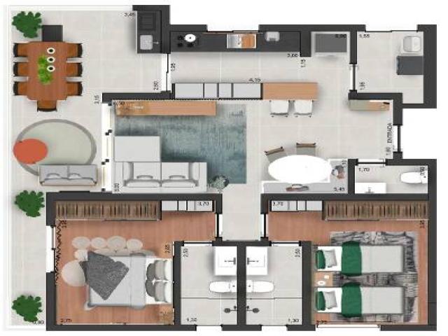 Apartamento para Venda em Santos - 3